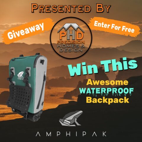 Precision Homes & Design Free Partner Giveaways 34 PHD Giveaway of an Amphipak Waterproof Coqui 22l Backpack