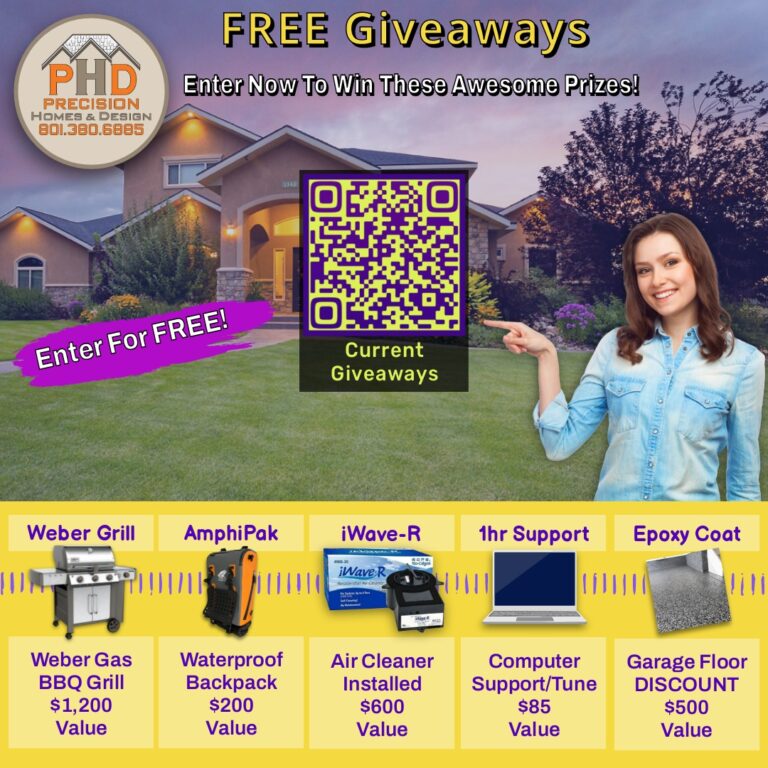 Giveaway Survey - Are you interested in building a Custom Home? 5 fb ig 1x1 yellow green