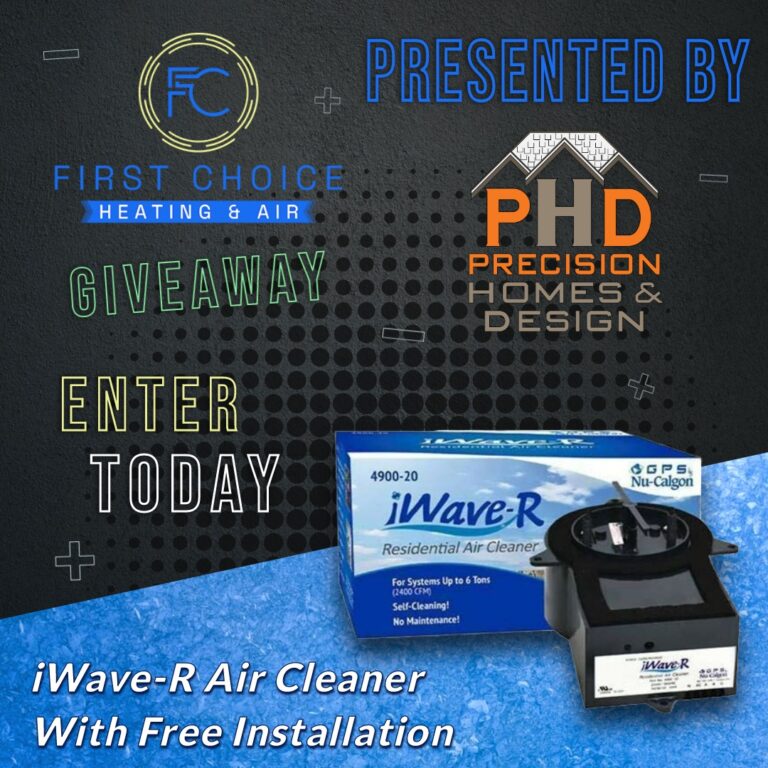 PHD First Choice Heating & Air Giveaway of iWave-R Air Cleaner and Free Installation 6 first-choice-air-giveaway