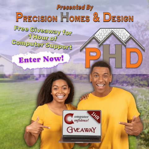 PHD 1hr Computer Support Giveaway #3, Computer Confidence, LLC 15 new social media 1x1 rev3ab